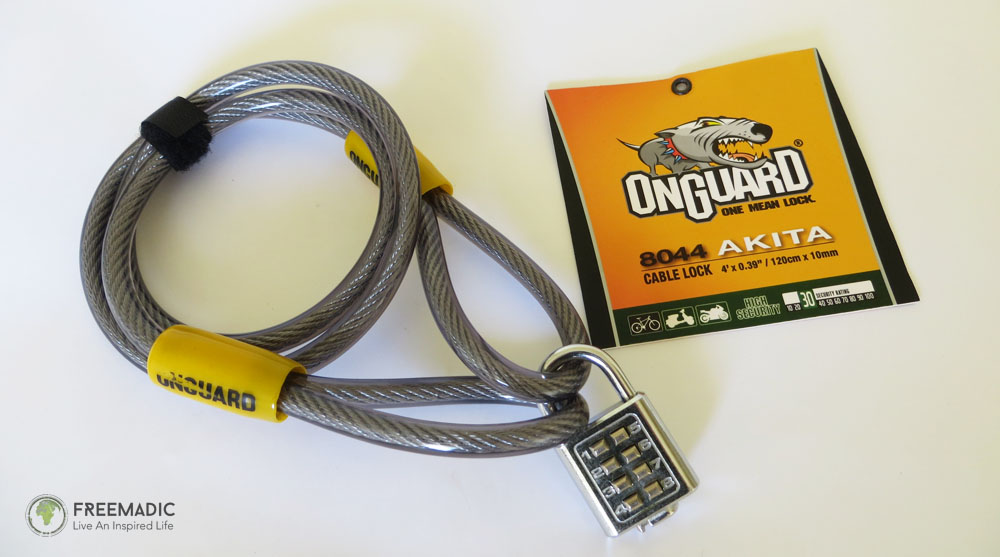 OnGuard Cable with Combination Lock